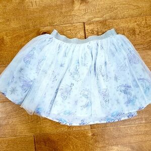 Disney Blue and White Tulle Skirt